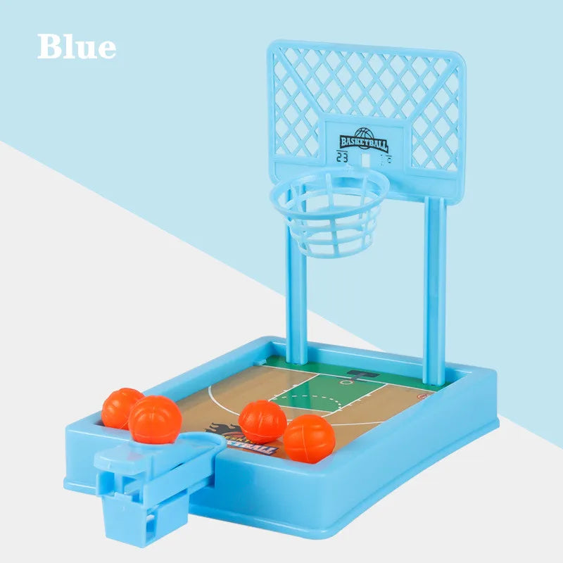 Mini Desktop Basketball Hoop – Finger Shooting Machine, Interactive 2-Player Party Game for Kids