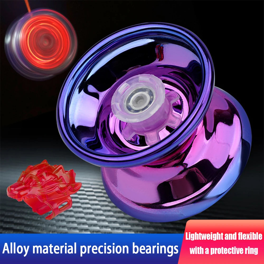 Exquisite Alloy Yoyo Ball - Beginner Dead Sleep and Live Sleep Yo-Yo, Competitive Combination Set