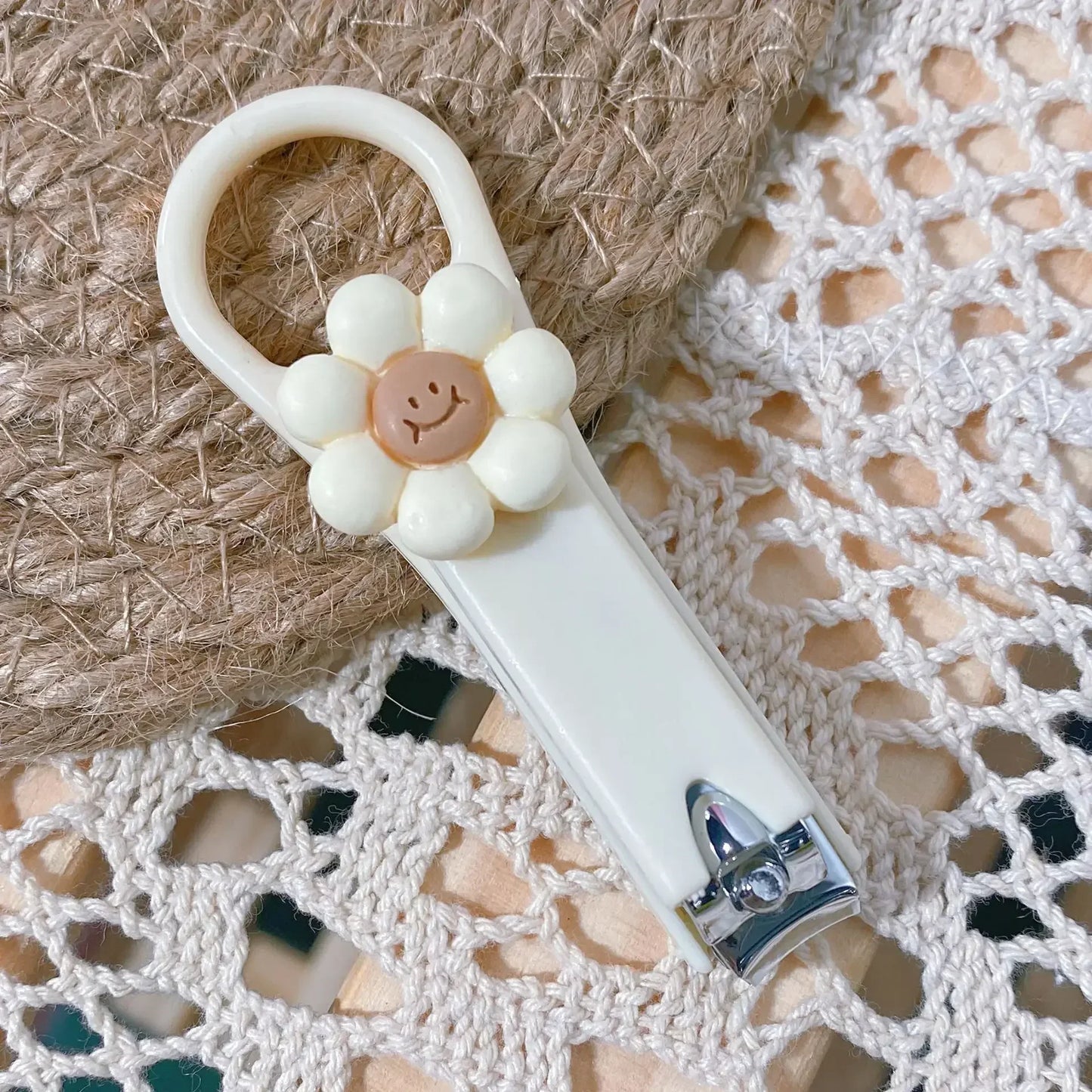 New Cute Cartoon Bear & Bunny Nail Clippers – Anti-Splash Nail Trimmer, Baby Nail Care Accessories, Manicure Tools