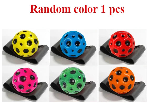 Outdoor Sports Wrist Moon Stone – High Elastic Rebound Rope, Decompression Fitness Ball Toy for Children & Elderly