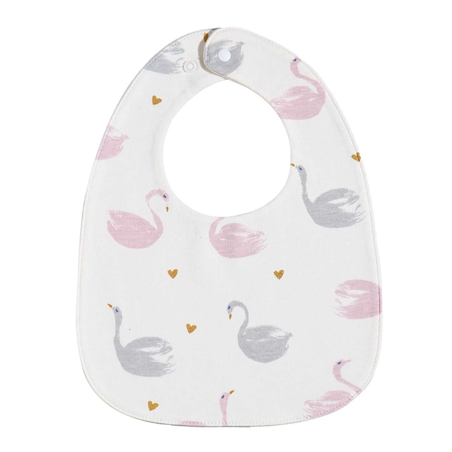INSULAR 3-Layer Baby Bibs & Burp Cloth Set – Soft Cotton Adjustable U-Shape Feeding Bib for Newborns & Infants, Saliva Towel & Rice Bag - Kidzy Market