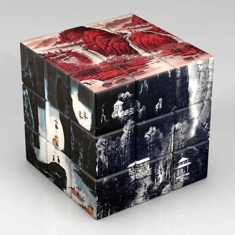 3x3x3 Magic Cube, Planets, Astronauts, Famous Paintings, Celebrity Art, Children's Puzzle Toy, Magic Cube Gift