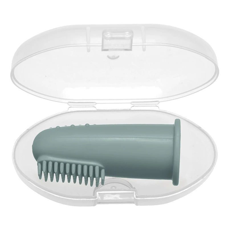 Baby Soft Finger Toothbrush - BPA-Free Food Grade Silicone Infant Oral Care Brush
