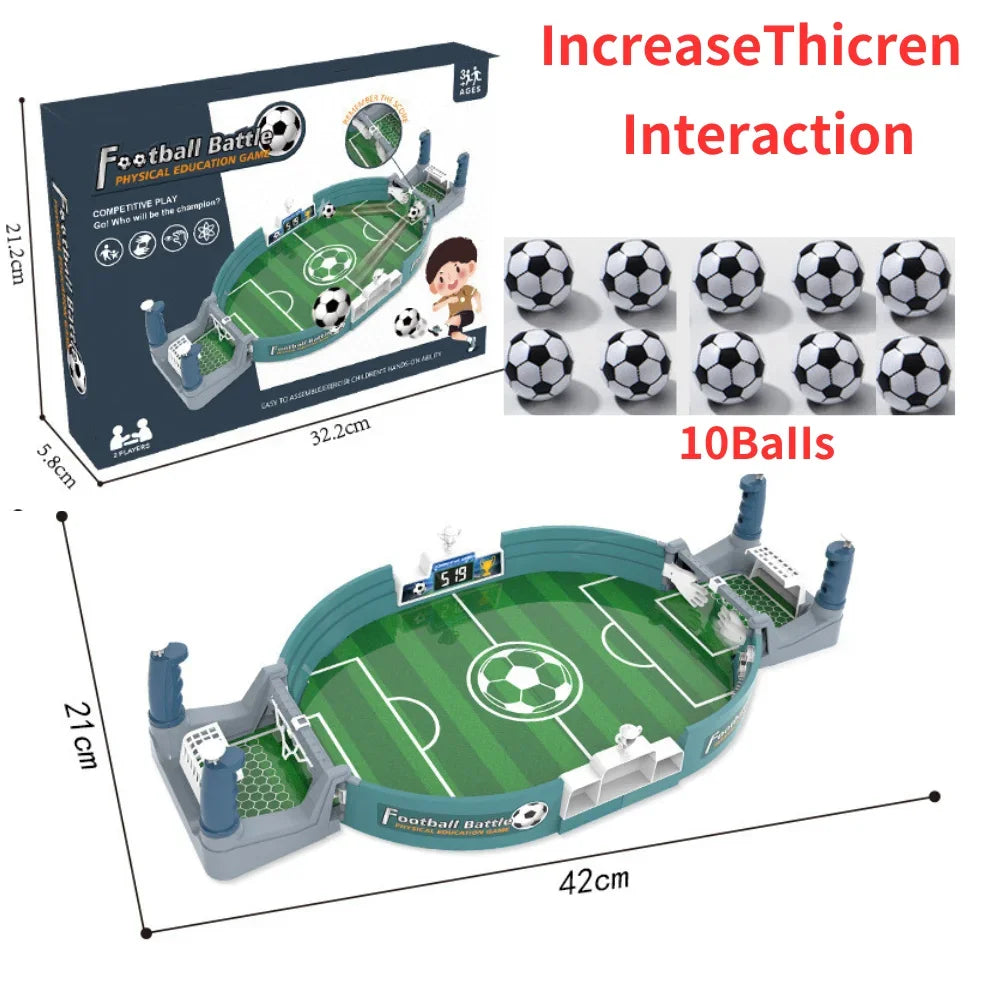 Soccer Table Football Board Game – Portable Outdoor Sport Toy, Family Party Tabletop Game for Kids