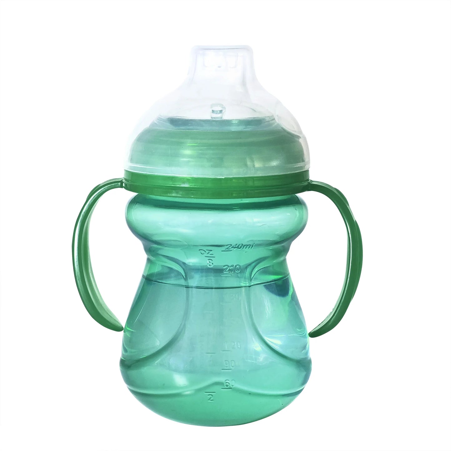 270ml (9oz) Transparent Duckbill Cup for Babies Over 6 Months, Transitional Baby Drinking Cup, BPA-Free Baby Cup for Easy Drinking