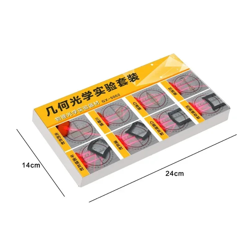 Geometric Optics Experiment Set with Convex and Concave Lens Physics Teaching Kit for Kids Science Gift