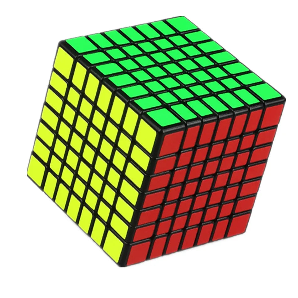 Qiyi Magic Cube 2x2, 3x3, 4x4, 5x5, 6x6, Black Stickers, Educational Puzzle Toy for Children & Kids, Cubo Magico Gift Toy