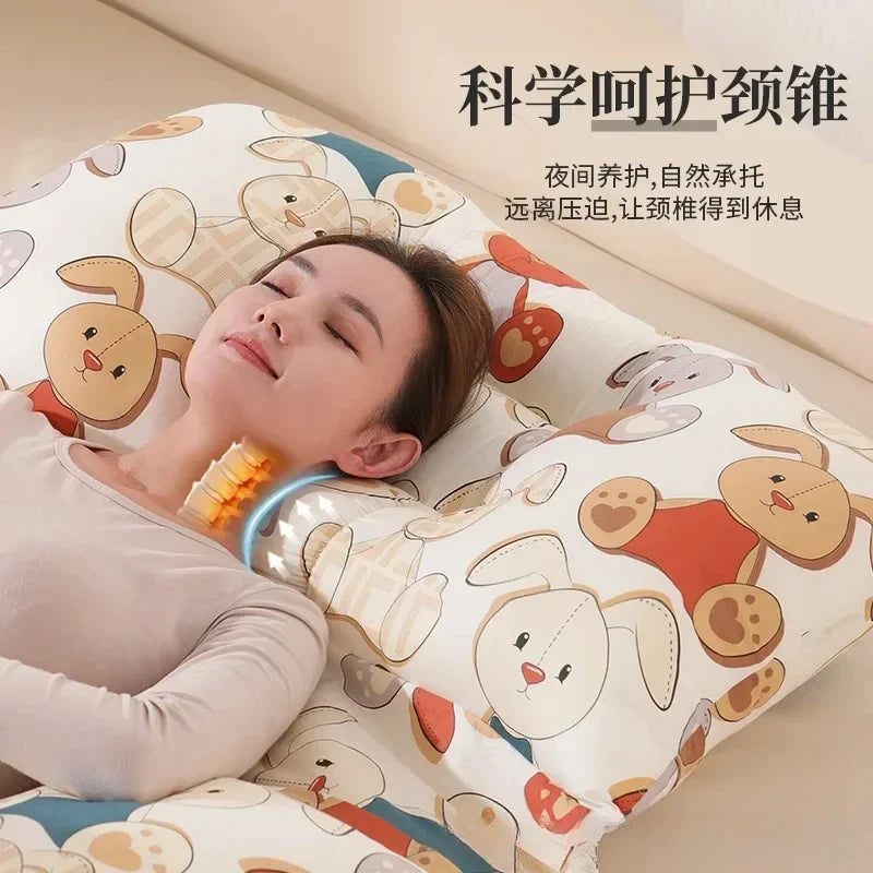 U-Shaped Pregnancy Pillow – Waist Protection & Side Sleeping Support for Pregnant Women