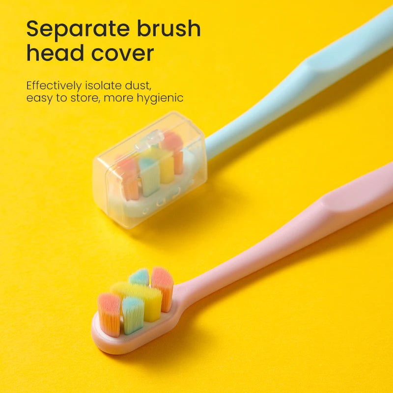 10,000 Bristles Toothbrush, Soft Bristles, Individually Packaged, Household Small Head, Ultra-fine Soft, For Pregnant Women, Adults, Couples