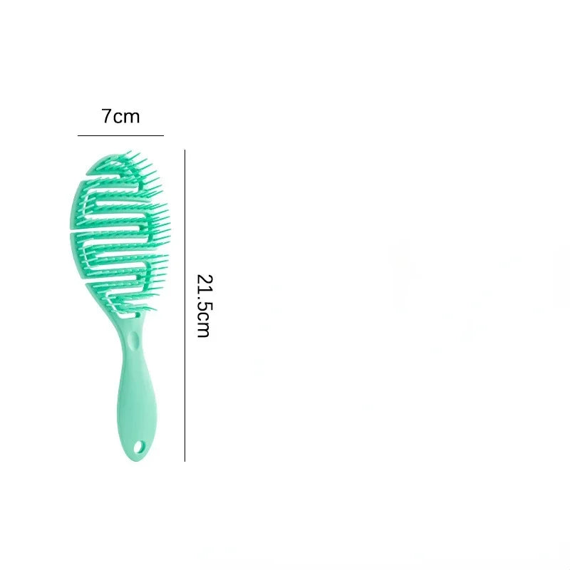 Wet & Dry Hair Brush Comb - Barber Pro Styling Tools - Anti-Tangled, Anti-Static Scalp Massage Brush - Magic Hair Comb