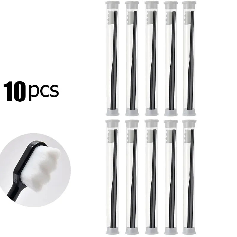 Ultra-fine Soft Toothbrush Million Nano Bristle Adult Teeth Deep Cleaning Portable Travel Dental Oral Care Brush