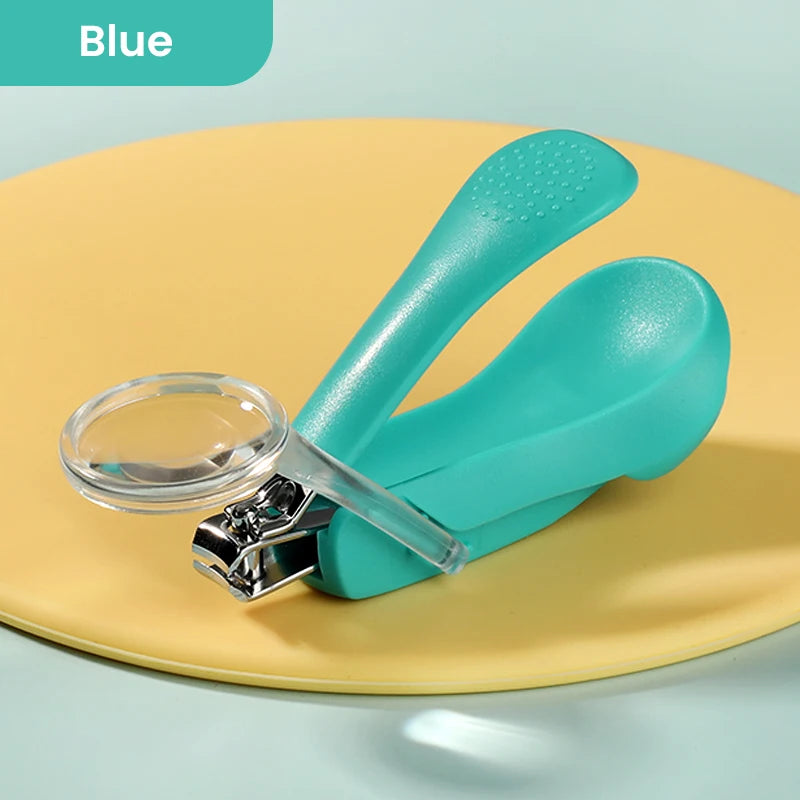 Infant Baby Nail Cutting Clippers, Children Kids Magnifier Glass Finger Nail Cutter