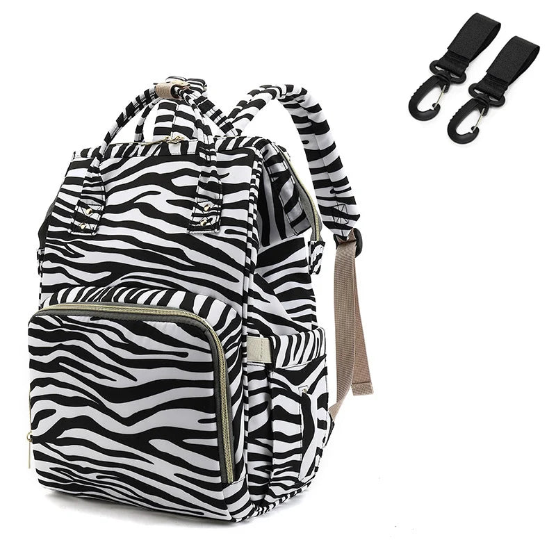 Large Capacity Waterproof Nappy Backpack – Multi-Function Travel Diaper Bag for Moms & Baby Care - Kidzy Market