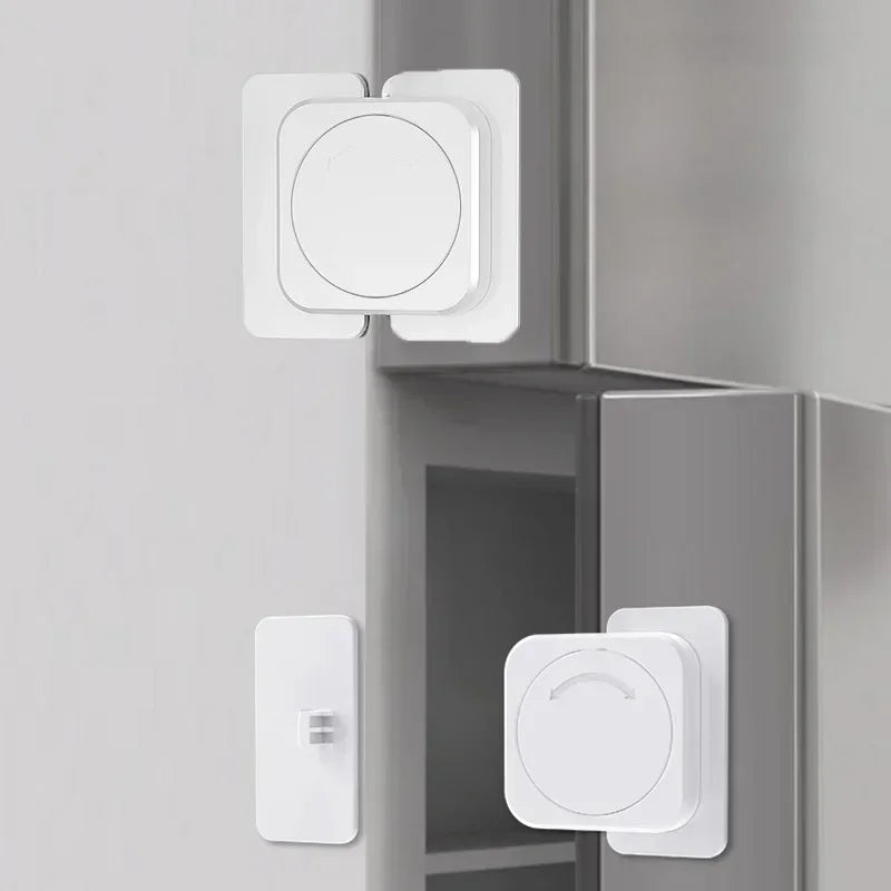 Baby Safety Lock Multifunctional Anti-Open Cabinet Buckle Children Refrigerator Cabinet Door Lock Kids Home Security Protection