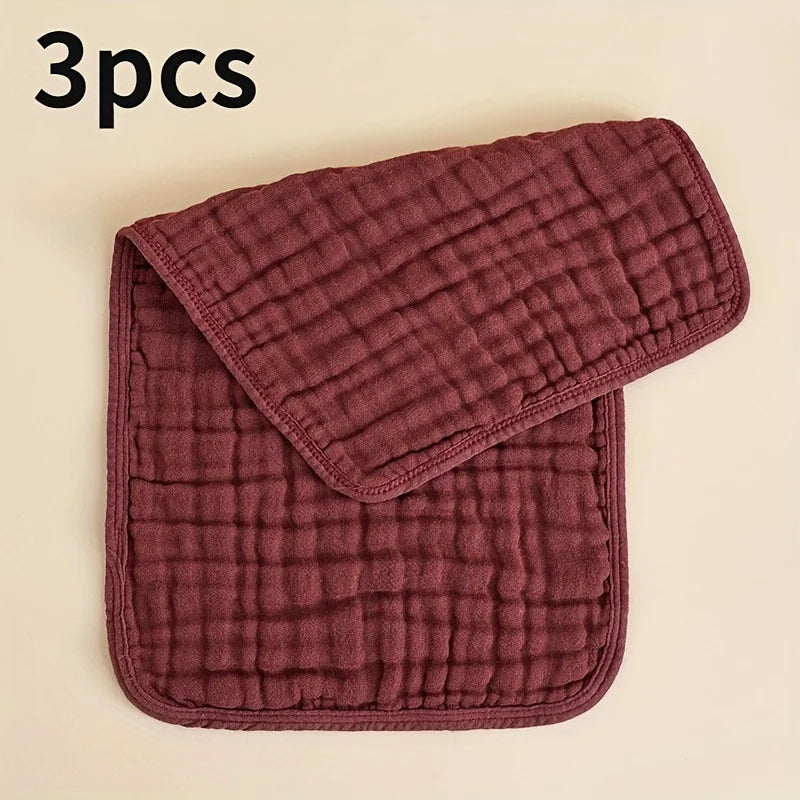 3pcs Muslin Burp Cloths | Soft & Absorbent Baby Bibs, Christmas & Halloween Gifts for Boys and Girls - Kidzy Market