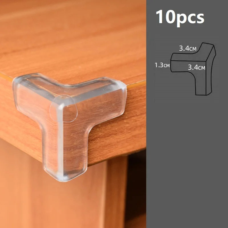 5Pcs/10Pcs Baby Safety Silicone Corner Protectors Table Edge Guards Children Anti-Collision Socket Covers