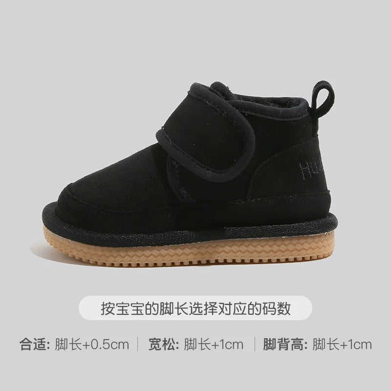Baby Snow Boots Plush Cotton Winter Shoes for Kids Boys and Girls
