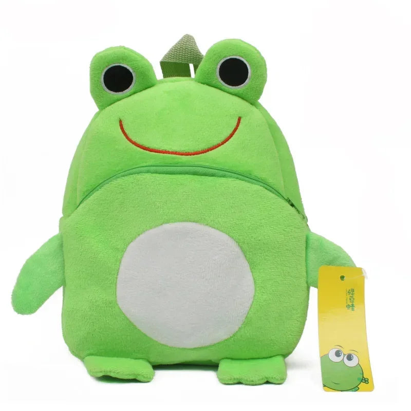 Baby Girls Plush Backpack - Cute 3D Cartoon Animal School Bag for Toddlers 0-4Y - Kidzy Market