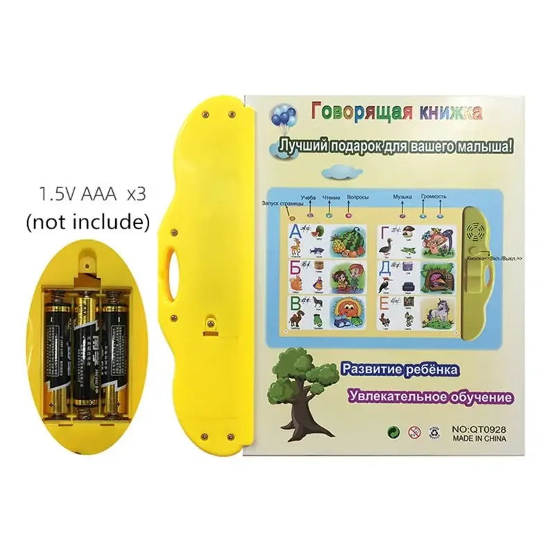 Russian Electronic Sound Book – Educational Toy with Learning Pen for Kids