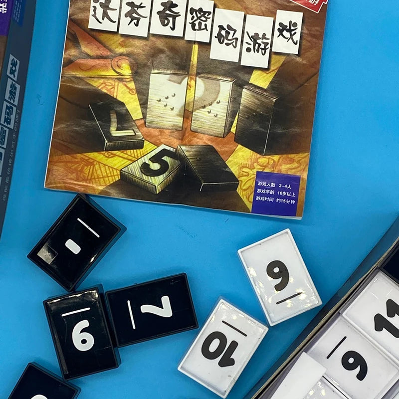 Da Vinci Code Puzzle Game - 2-4 Players, Party Board Game for Reasoning, Gift Toy for Kids, Adults, Family & Friends