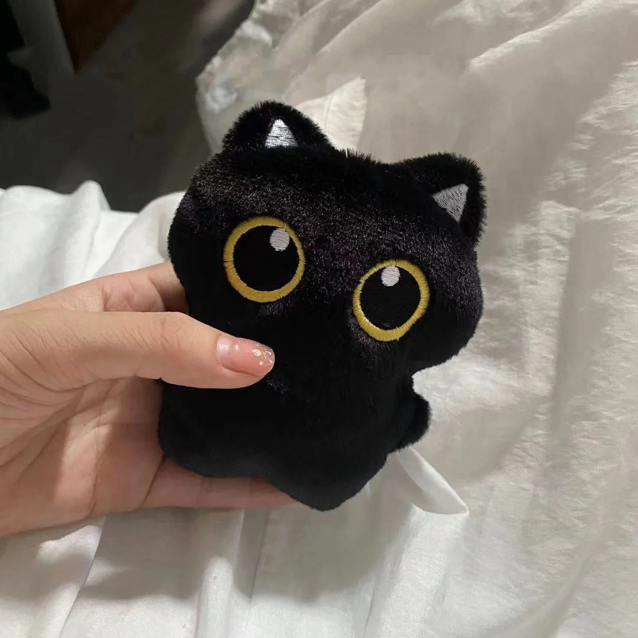 Cute Black Cat Plush Toy, Small Pendant Pillow Cushion for Boys and Girls Gift