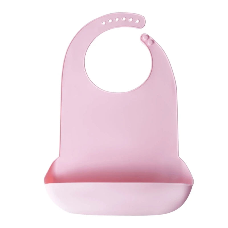 Waterproof Anti-Oil Silicone Bib for Adults – Elderly Mealtime Cloth Protector - Kidzy Market