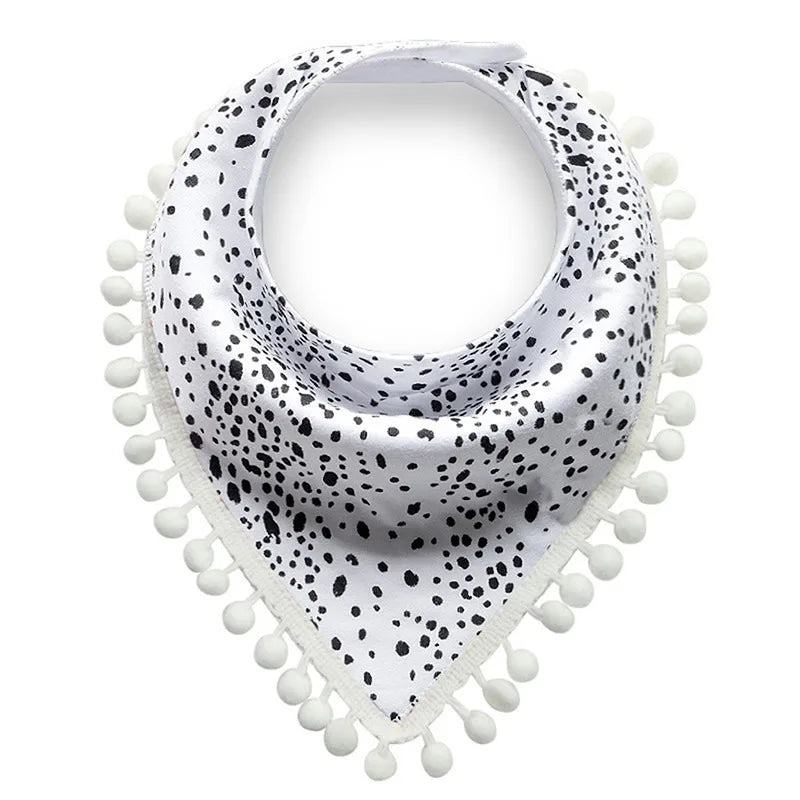 Fashionable Waterproof Cotton Baby Bibs – Triangle Saliva Towel & Pacifier Bibs for Infants - Kidzy Market