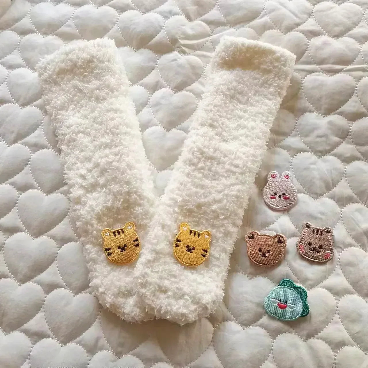 Winter Baby Socks – Thick Warm Plush Knee-High Socks with Anti-Slip Sole (Newborn & Toddler, Autumn/Winter)