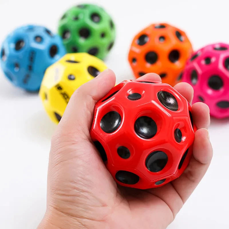Perforated Foam Moon Ball – Soft Bouncing Ball for Outdoor Interactive Play