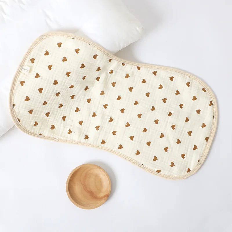 Newborn Baby Burp Towel | Six-Layer Gauze Waterproof Shoulder Pad Bib for Drool & Spitting Protection - Kidzy Market