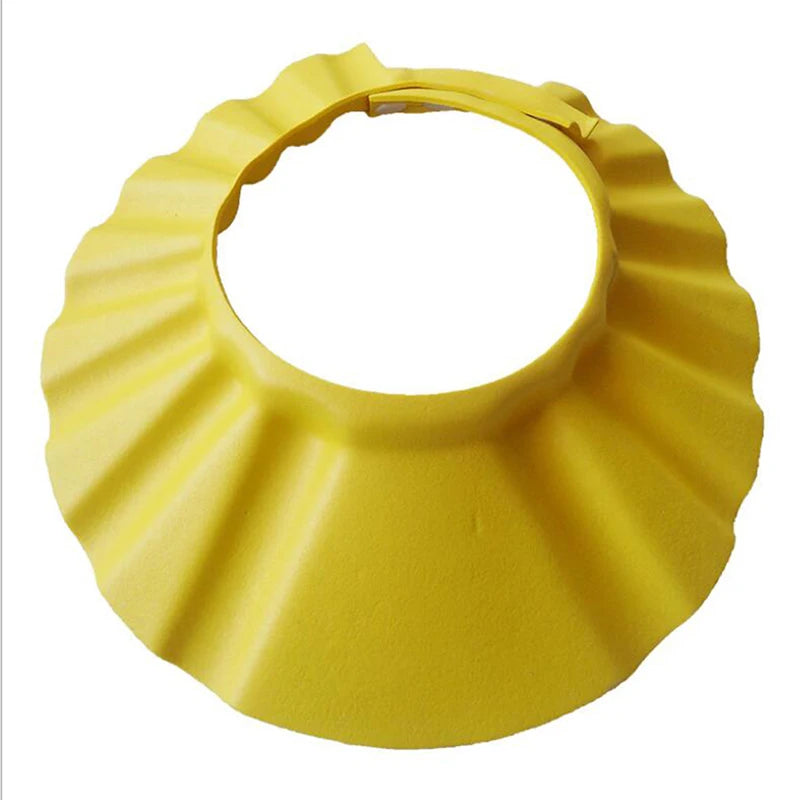 Adjustable Baby Shampoo Hat Cartoon Bath Visor with Ear & Eye Protection