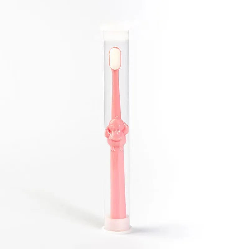 Children’s Toothbrush Oral Care Manual Toothbrush for Baby, Cartoon Rabbit Design, Oral Hygiene Gifts & Toys, 2 Styles