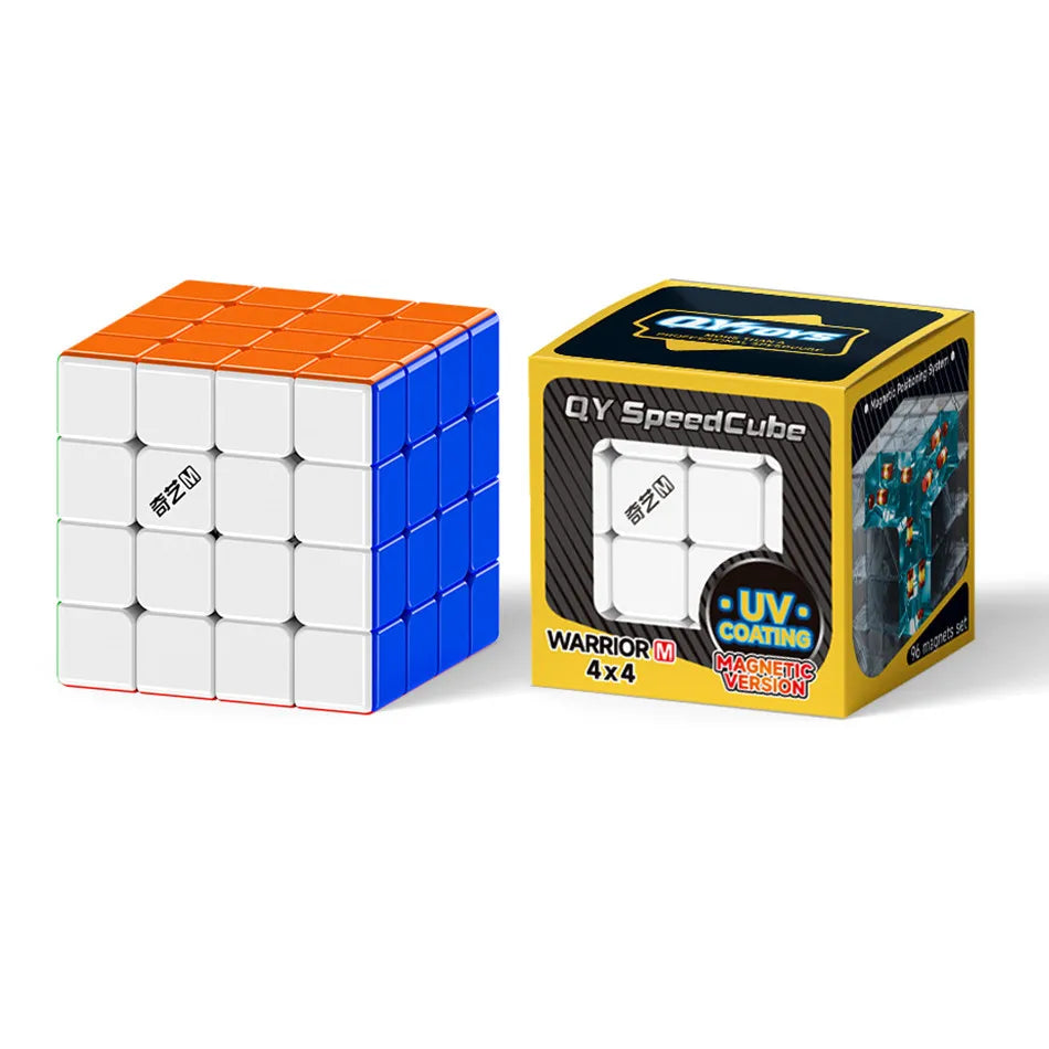 Qiyi Magic Cube 2x2, 3x3, 4x4, 5x5, 6x6, Black Stickers, Educational Puzzle Toy for Children & Kids, Cubo Magico Gift Toy