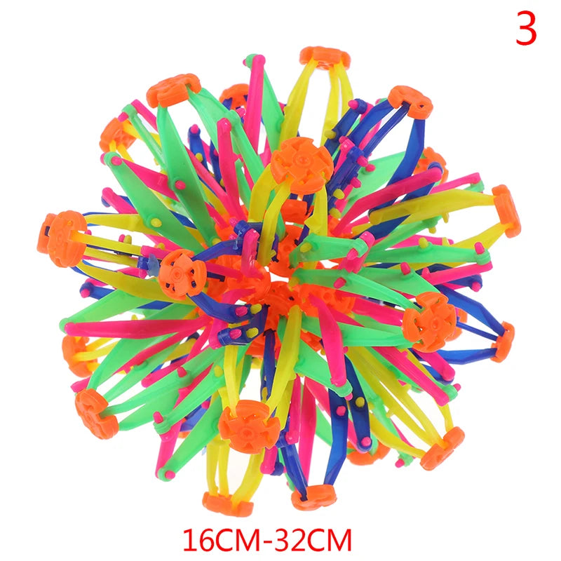 Children’s Magic Telescopic Ball – Stretchable Flower Ball for Throwing & Kicking, Outdoor Parent-Child Interactive Toy