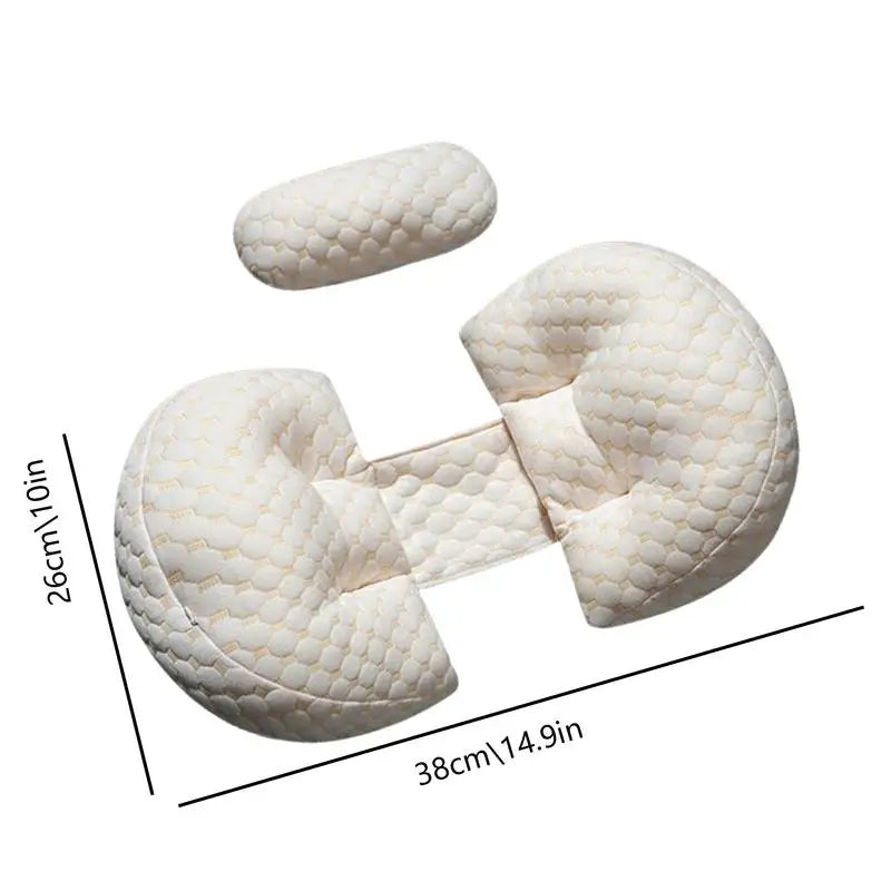 Pregnancy Body Pillow - U-Shaped Ergonomic Belly Support Pillow for Pregnant Women, Comfortable Maternity Pillow for Side Sleeping