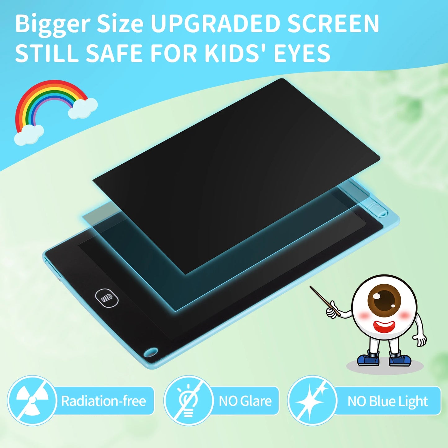 6.5 Inch LCD Writing Tablet Drawing Board – Graffiti Sketchpad, Magic Erasable Handwriting Pad Toy for Kids, Boys Gift