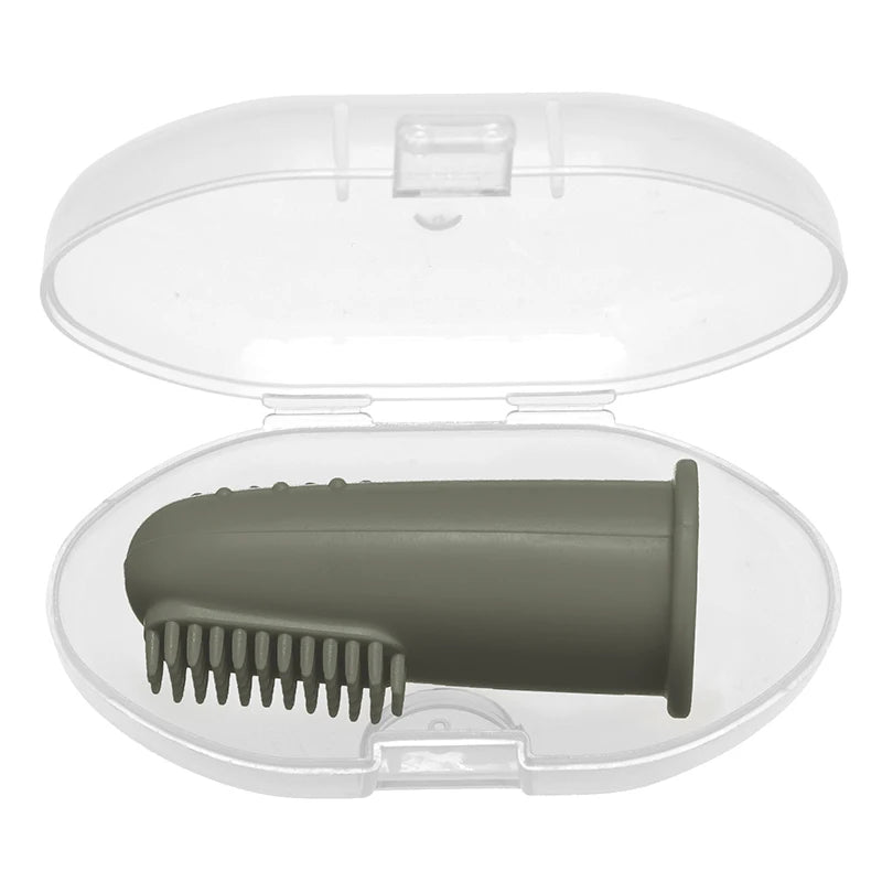 Baby Soft Finger Toothbrush - BPA-Free Food Grade Silicone Infant Oral Care Brush