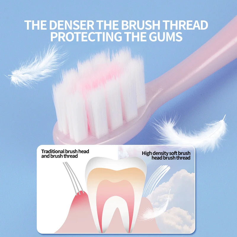 3pcs/box Kids Toothbrushes, Soft Bristles for Gum Care, Cat Paw Design for Tongue Cleaning, Independent Packaging, for 3-12 Years Old Kids
