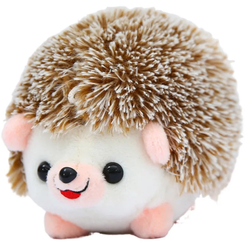 Cute Hedgehog Plush Keychain, Cartoon Car Keyring and Bag Accessory for Girls and Women