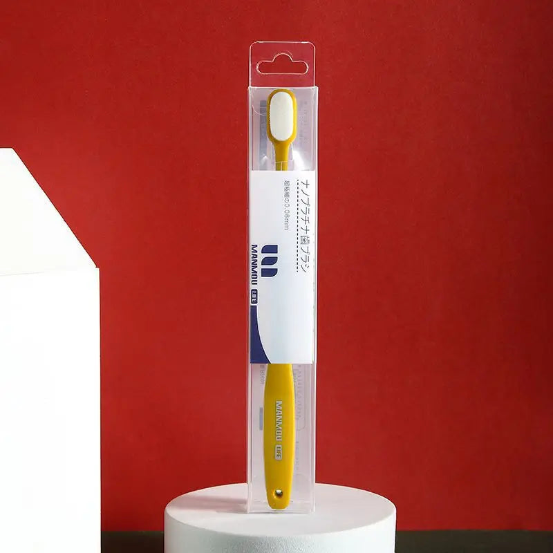Japanese Million Hair Toothbrush, Soft Bristles, Super Fine, for Adults, Children, Pregnant Women, Moon Special