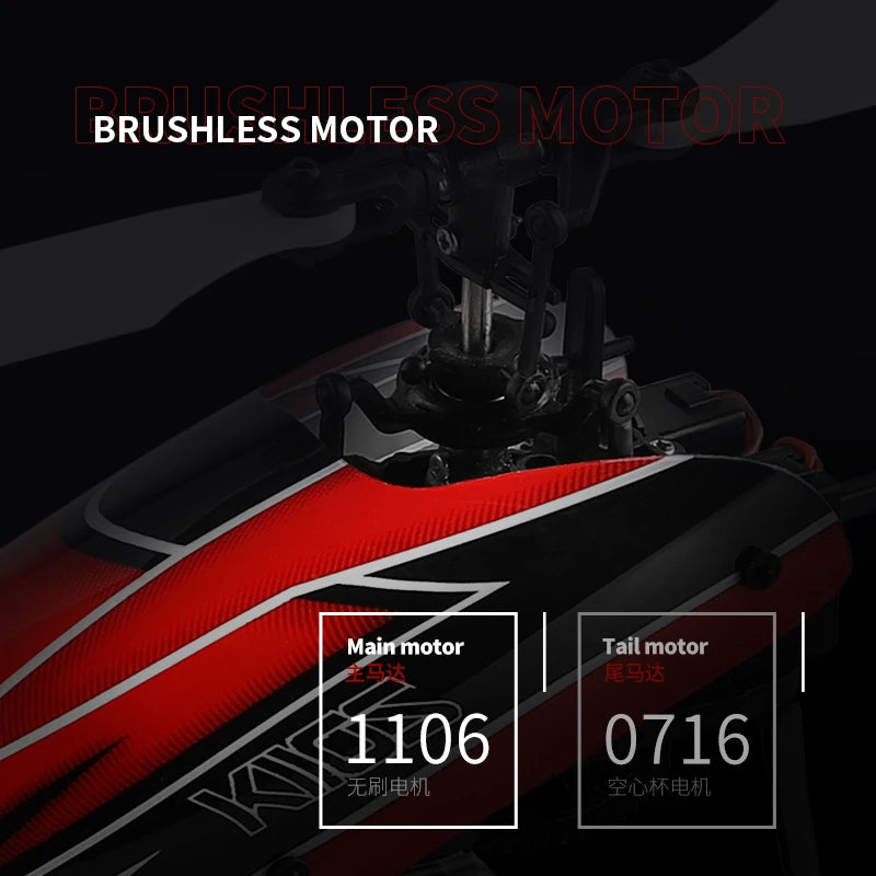 WLtoys XK K110s RC Helicopter – 2.4G 6CH 3D Brushless Motor Quadcopter Drone Toy