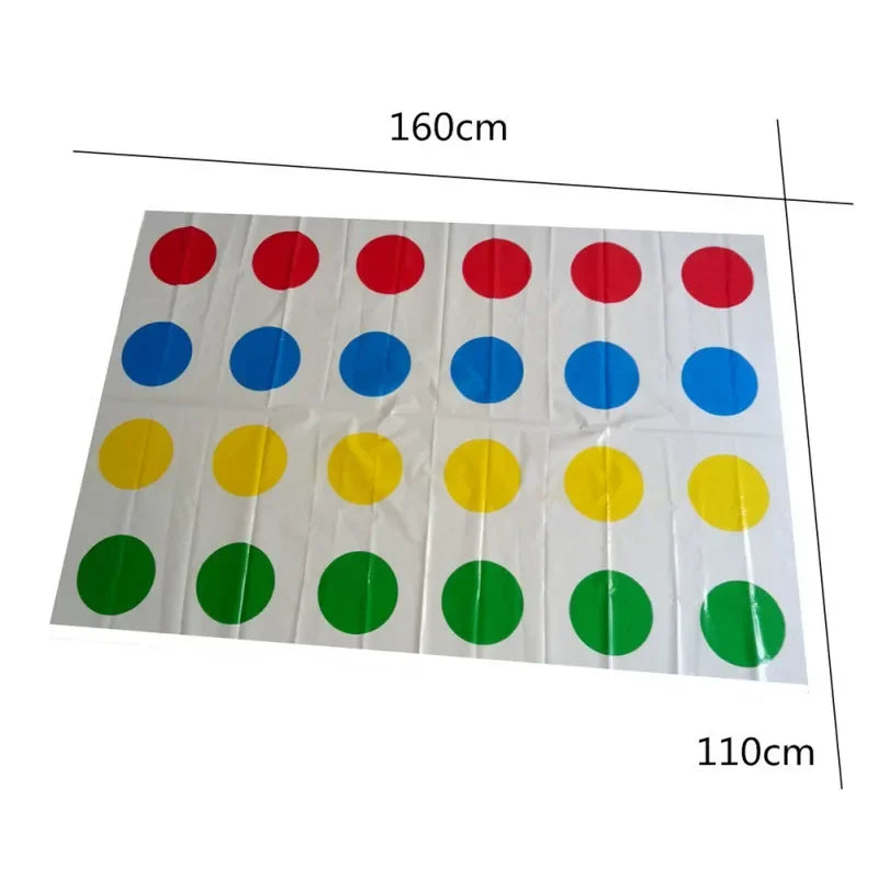 Twist Game - Funny Kid & Family Body Twist Move Mat - Party Fun Board Game - Family Game
