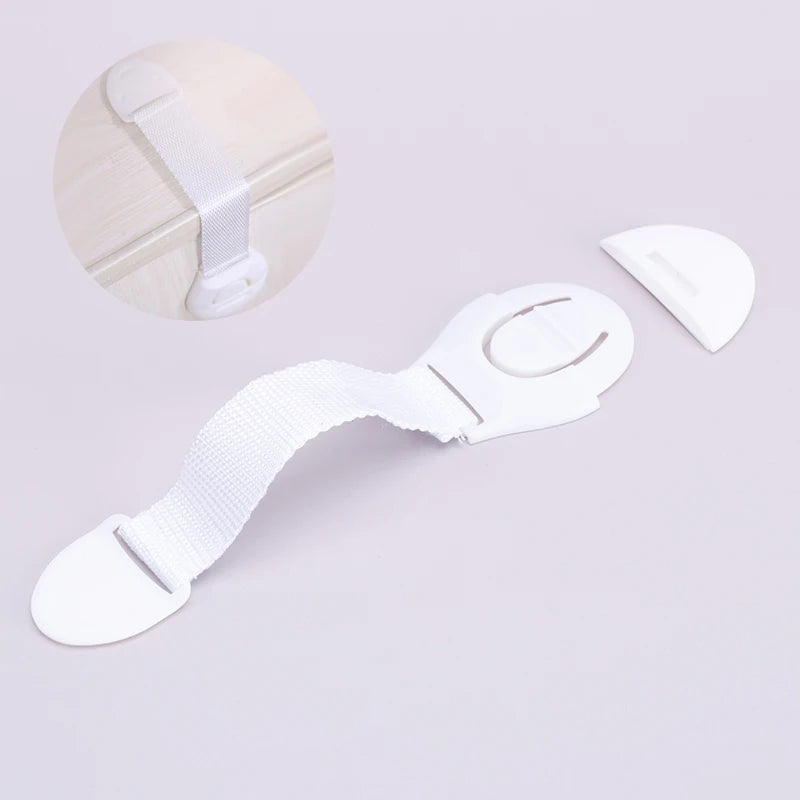 10Pcs/Lot Child Lock Protection of Children Locking Doors for Children's Safety Kids Safety Plastic Protection Safety Lock