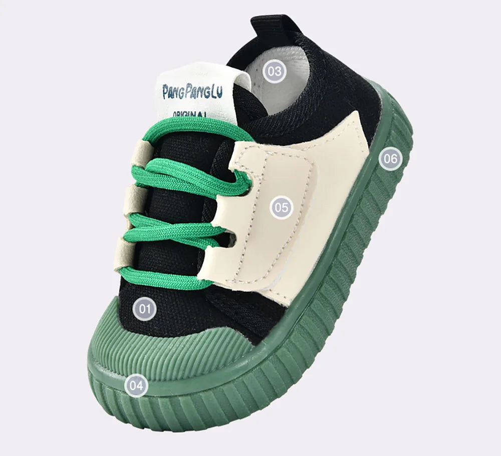 Toddler Sport Shoes for Baby Ergonomics Soft-Soled Girl's Sneakers Anti-Slippery Infant Boy's Tennis Shoes Casual Footwear