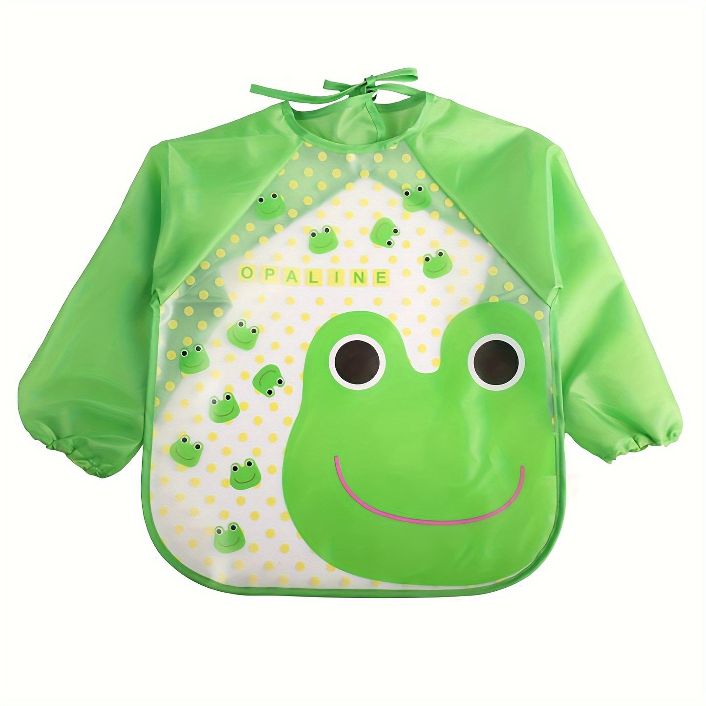 1pc 3D-Printed Waterproof Baby Bib – No-Wash, Mess-Free Feeding & Playtime Coverall, EVA Material, Multicolor – Perfect Easter Gift - Kidzy Market