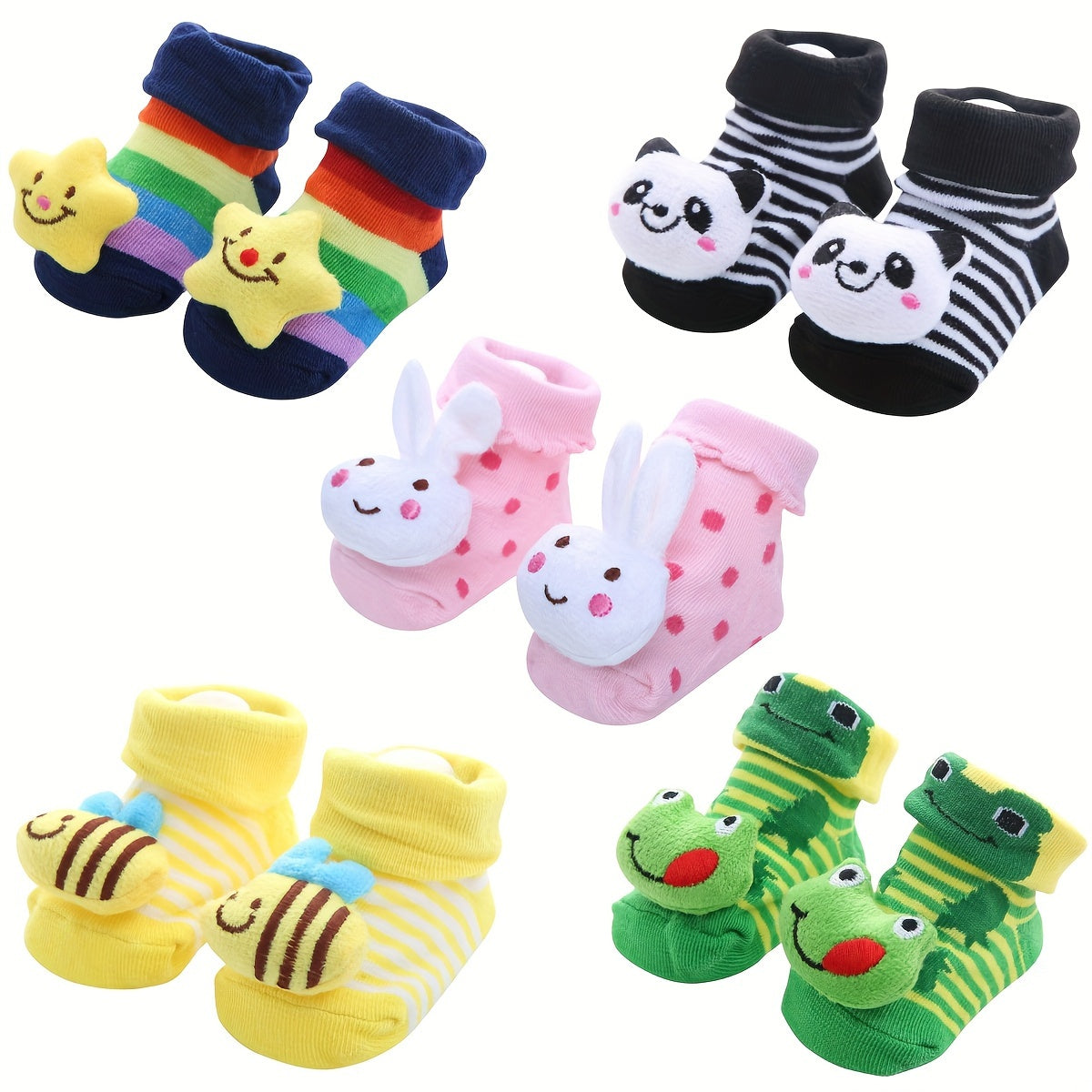 1 Pair Cute Cartoon Youngsters' Socks - Anti-Slip Floor Socks for Toddlers
