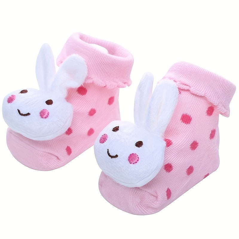 1 Pair Cute Cartoon Youngsters' Socks - Anti-Slip Floor Socks for Toddlers