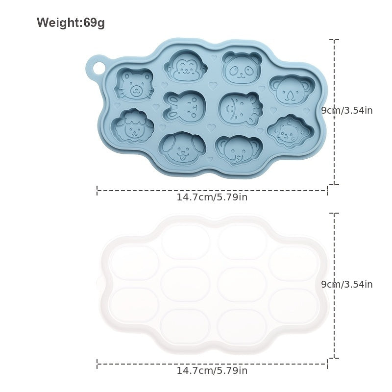 Baby Food Storage Container, BPA-Free Silicone Freezer Tray with Clip-On Lid for Breast Milk & Homemade Food Storage, Ideal for Vegetable & Fruit Purees