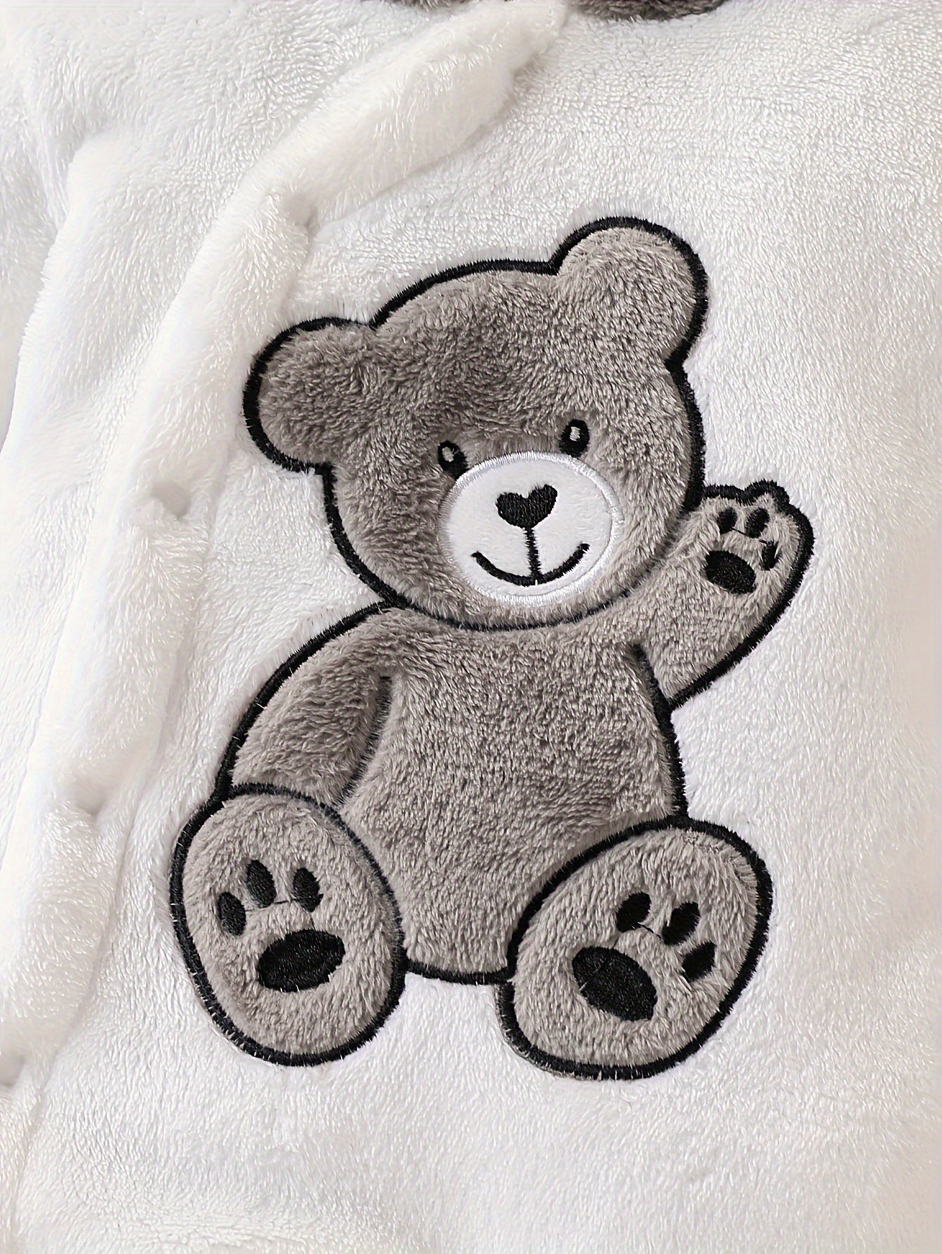 Baby Body Suit with Foot Bag – Newborn Plush Thickened Winter Bodysuit (Warm and Cozy Underwear)