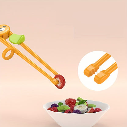 1PC Cartoon Training Chopsticks – Kawaii Learning Chopsticks Helper for Beginners, Kitchen Utensils, Apartment & College Dorm Essentials, Back to School Supplies